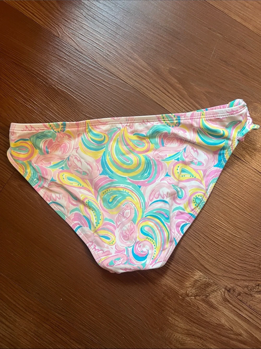 Lilly Pulitzer Pink Multi Swirl Girls 3-Piece Swim Set - Picture 8 of 13